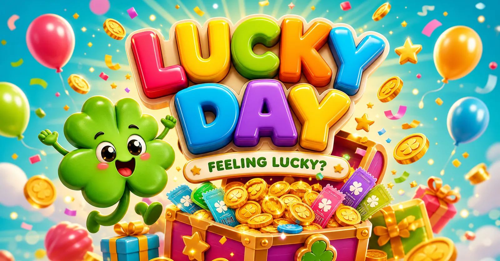 LUCKY DAY FEELING LUCKY?